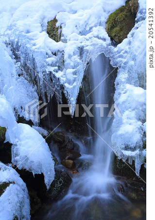 冬の薄衣の滝 20541392