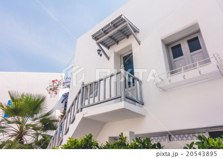 Beautiful architecture with santorini and greece style Beautiful architecture with santorini and greece style 20543895