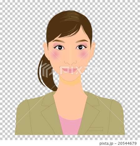 OL Business Woman Ponytail 20544679