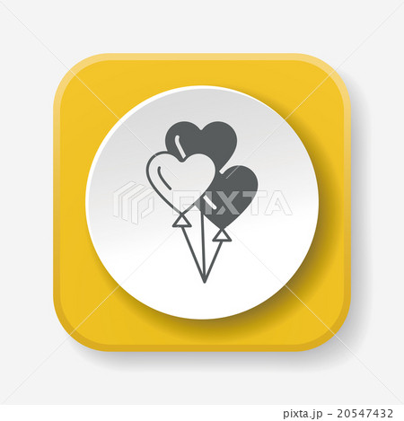 heart balloon icon 20547432