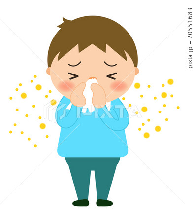 男の子-鼻をかむ 20551683