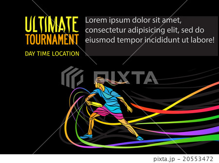 Ultimate sport invitation poster or flyer 20553472