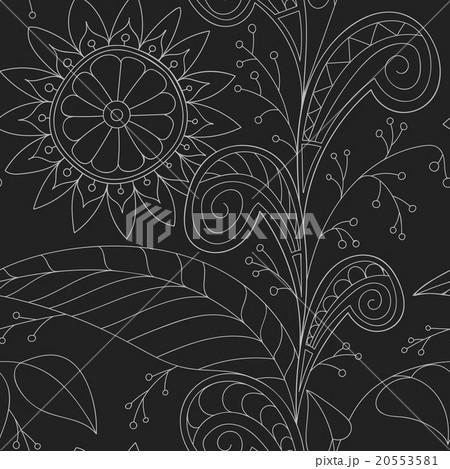 Drawing doddle seamless pattern 20553581