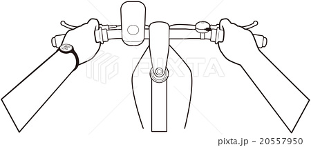 一人称視点サイクリングのイラスト素材 20557950 Pixta