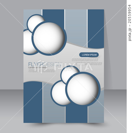 Template for brochure or flyer. Editable A4 poster Template for brochure or flyer. Editable A4 poster 20559954