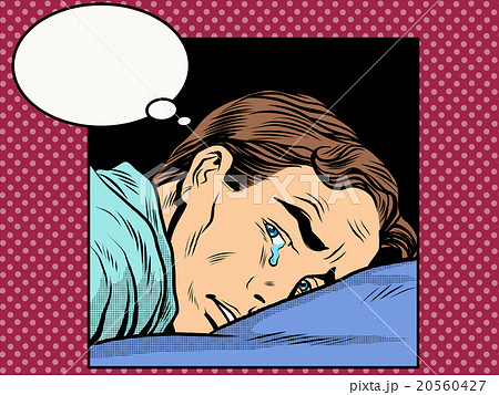Man cries tears 20560427