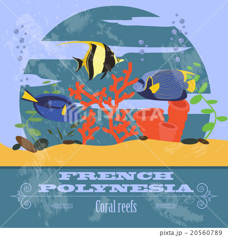 French Polynesia. Retro styled image 20560789