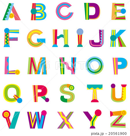 アルファベットのイラスト素材 20561900 Pixta