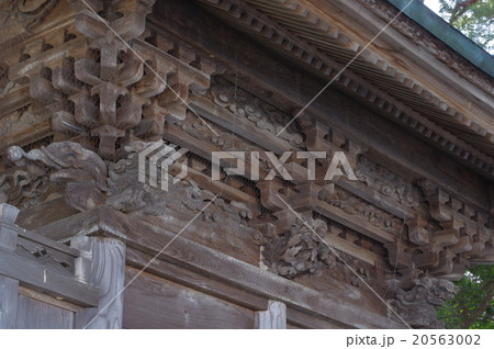信州 松本の文化財 和田神社本殿 諏訪立川流の名工立川富棟の建築と彫刻 信州 松本の文化財 和田神社本殿 諏訪立川流の名工立川富棟の建築と彫刻 20563002