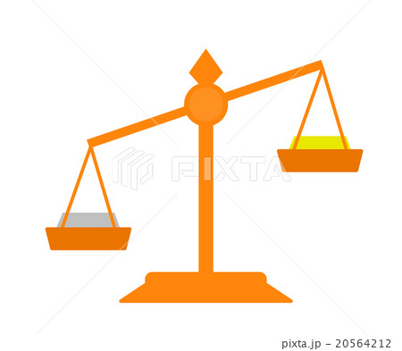 イラスト秤のイラスト素材