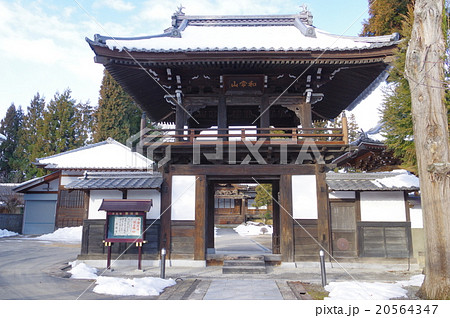 信州 松本の文化財 無極寺(むごくじ)山門 信州 松本の文化財 無極寺(むごくじ)山門 20564347
