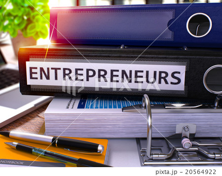 Black Office Folder with Inscription Entrepreneurs Black Office Folder with Inscription Entrepreneurs 20564922
