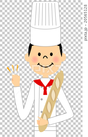 パン屋さん ガッツポーズ パン屋さん ガッツポーズ 20565128