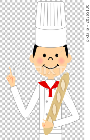 パン屋さん 指をさす パン屋さん 指をさす 20565130