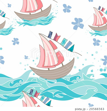 Sea seamless pattern Sea seamless pattern 20566563