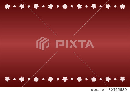 桜の枠_太い桜 桜の枠_太い桜 20566680