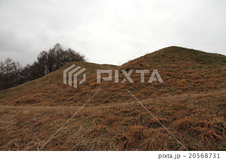 国史跡 弘法山古墳(前方部北東からの墳丘 国史跡 弘法山古墳(前方部北東からの墳丘 20568731