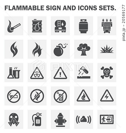 Flammable Icons 20569177