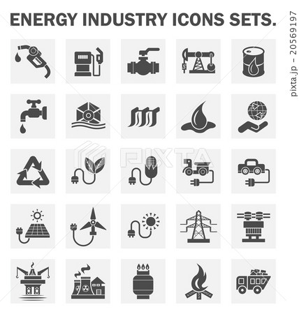 Oil iconsのイラスト素材 [20569197] - PIXTA
