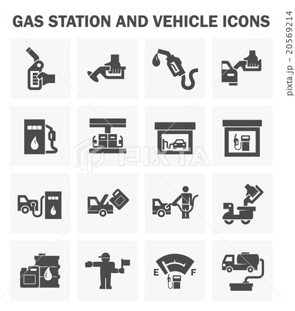 Gasoline station set Gasoline station set 20569214