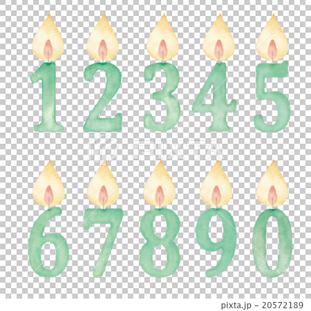 Illustration Of A Number Candle Stock Illustration 5721