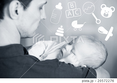 Father with baby  20572276