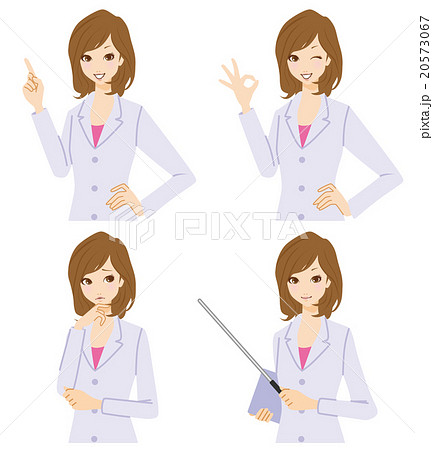 白衣　女性　セット 20573067