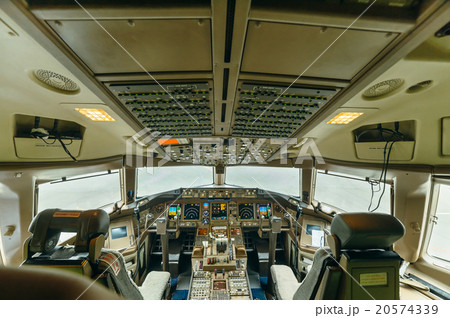 Airplane on the airfield. Airplane on the airfield. 20574339