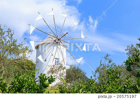 ギリシャ風車 -小豆島オリーブ公園- 20575197