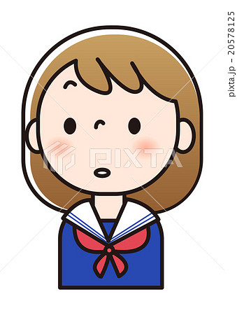 女子中学生-表情 20578125