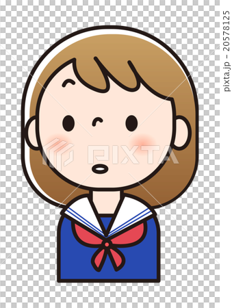 女子中学生-表情 20578125