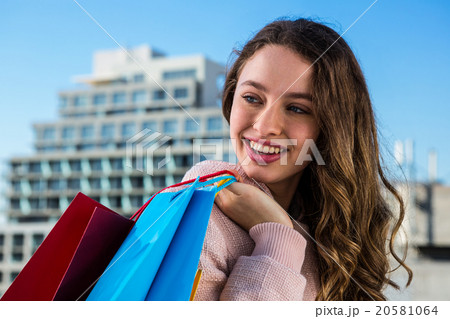 Young girl make some shopping Young girl make some shopping 20581064