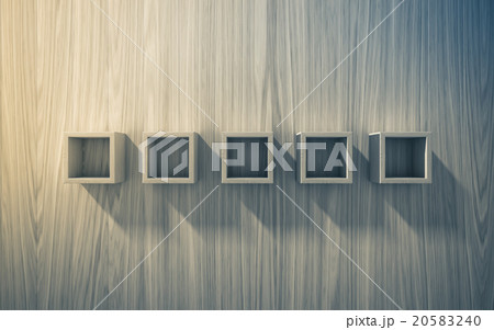 3d isolated Empty shelf for exhibit 3d isolated Empty shelf for exhibit 20583240