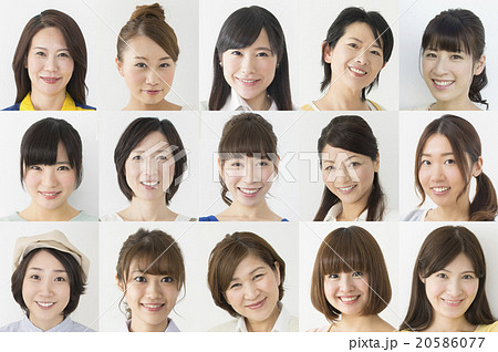 日本人女性バリエーション 20586077