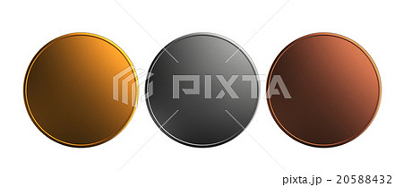 Gold silver bronze coin 20588432