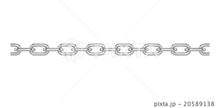 Seamless Metal chain links. 3d illustration Seamless Metal chain links. 3d illustration 20589138