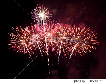 fireworks in the dark sky background fireworks in the dark sky background 20590947