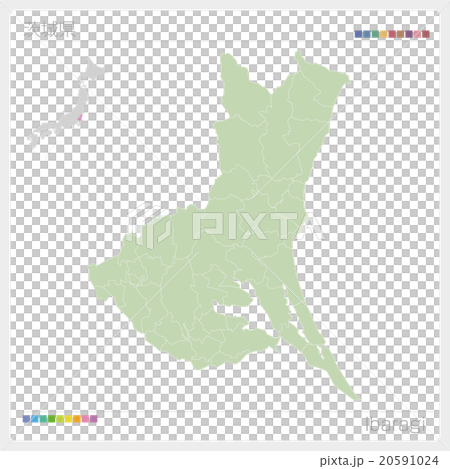 茨城県の地図 20591024