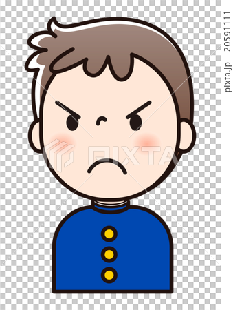 男子中学生-表情 男子中学生-表情 20591111