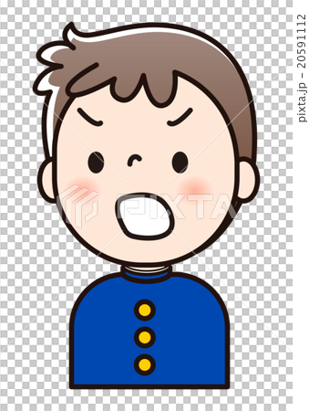 男子中学生-表情 男子中学生-表情 20591112