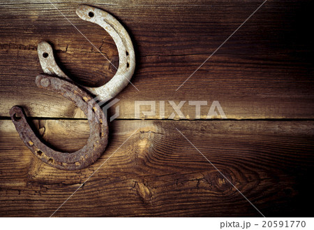 Lucky Horseshoe On Floor Lucky Horseshoe On Floor 20591770