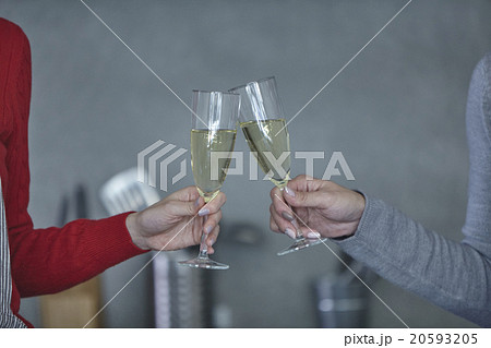 料理をする女性 料理をする女性 20593205