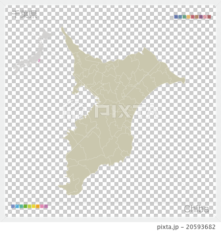 Map of Chiba Prefecture 20593682