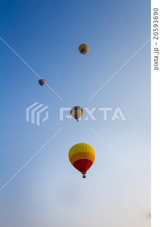 group of hot air balloon floating across the sky group of hot air balloon floating across the sky 20593690