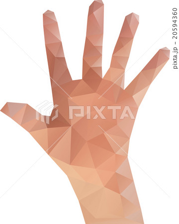 Low Poly Hand 20594360