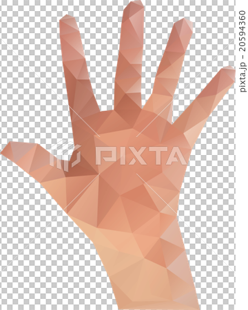 Low Poly Hand 20594360
