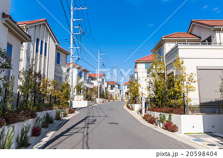 郊外の分譲住宅地 郊外の分譲住宅地 20598404