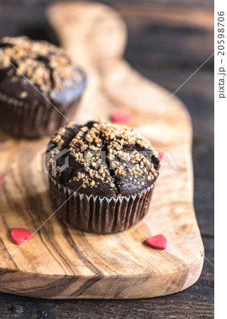 Sweet chocolate muffins Sweet chocolate muffins 20598706