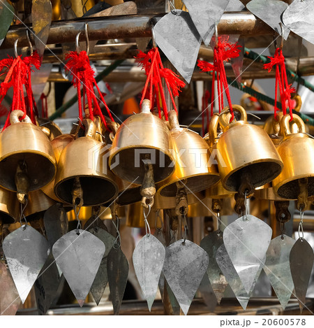 Traditional Buddhist wind bells. Myanmar (Burma) 20600578