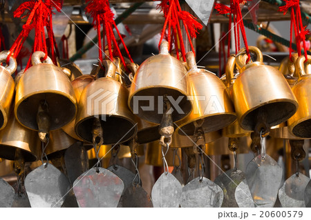 Traditional Buddhist wind bells. Myanmar (Burma) 20600579